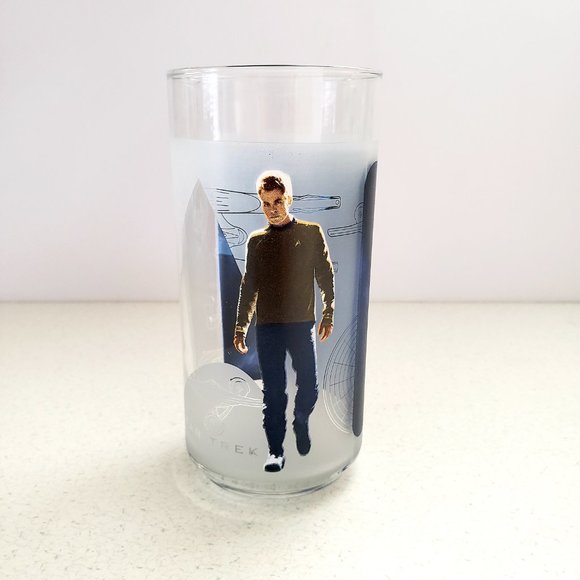 3 - STAR TREK 2008(Spock, Cpt. Kirk & Uhura 14 Oz Collectible Drinking Glass - Picture 8 of 12